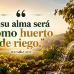 Un alma como huerto de riego