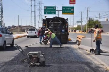 Reparó Municipio más de 2 mil 200 baches durante julio en Ciudad Juárez