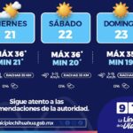 Alerta Protección Civil por calor de hasta 36°C durante el fin de semana en Chihuahua Capital