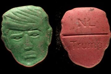 Lanzan “alerta roja” por pastillas de éxtasis con forma de Donald Trump; advierten riesgo mortal