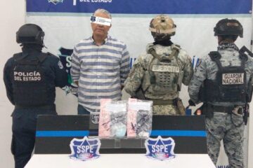 Detiene SSPE a hombre con 300 unidades de fentanilo y presunta cocaína en Ciudad Juárez