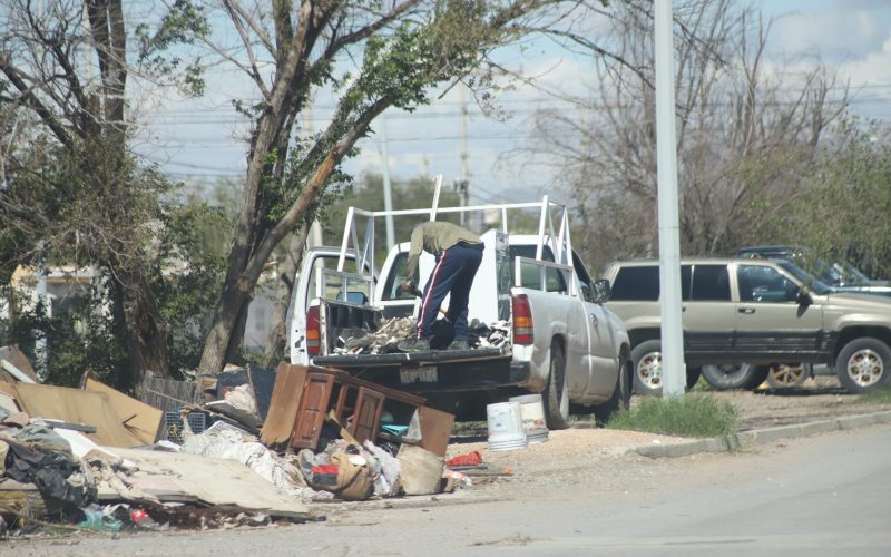 Detectan tiradero de tiliches en Riberas del Bravo; advierten riesgo de inundaciones