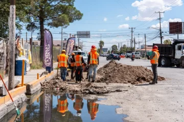 JMAS interviene calles de Río Bravo tras brotes de aguas residuales; repararán daños en pavimento