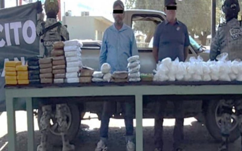 Aseguran 341 kilos de droga en Sonora y Baja California; detienen a dos personas