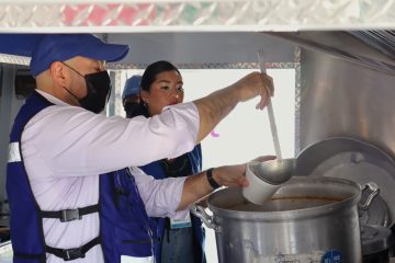 NutriChihuahua llega hasta Punta Oriente; sirven más de 120 platillos calientes a familias