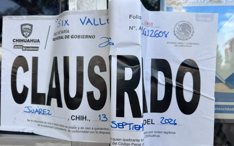 Cierran 11 negocios por irregularidades en venta de alcohol; siete clausuras fueron en Ciudad Juárez