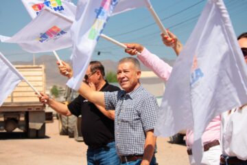 Estrenan calle San Felipe en Aldama; Pérez Pavía destaca coordinación entre Estado y Municipio