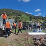 Entregan apoyos a 11 familias afectadas por las lluvias en Temósachic