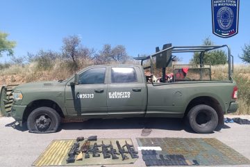 Choque armado en Nonoava: un abatido, un detenido y aseguran camioneta clonada del Ejército