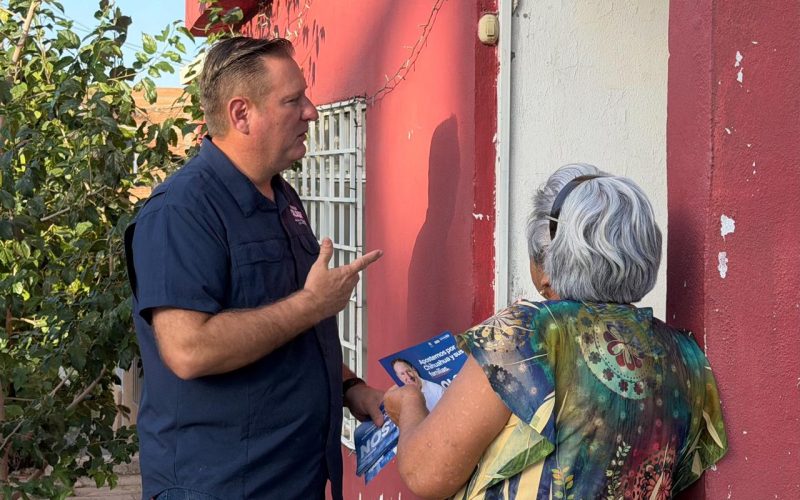 Carlos Olson recorre Rinconadas de Oriente y gestiona atención a peticiones de vecinos