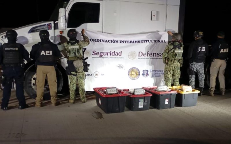 Asegura SSPE 93 paquetes de presunta cocaína en Cuauhtémoc; estiman valor superior a 35 millones