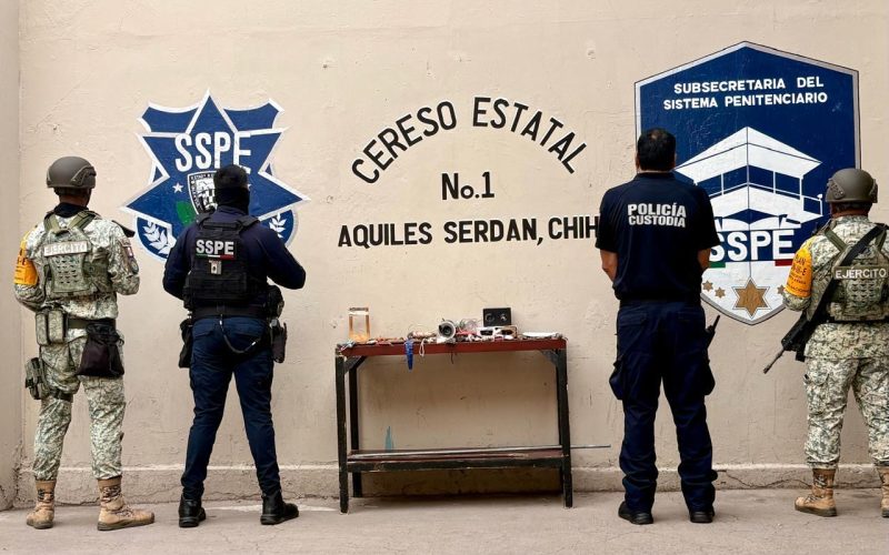 Ordena Gilberto Loya revisión en Cereso de Aquiles Serdán; retiran armas hechizas y un teléfono