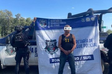 Detienen a hombre con pistola calibre .22 en el centro de Camargo