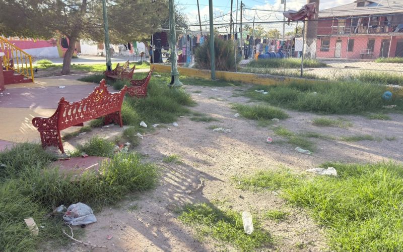 Dan mantenimiento al parque Bellavista; piden ayuda para conservarlo limpio