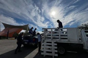 Envían apoyos de limpieza y descanso a familias afectadas por lluvias en Juárez