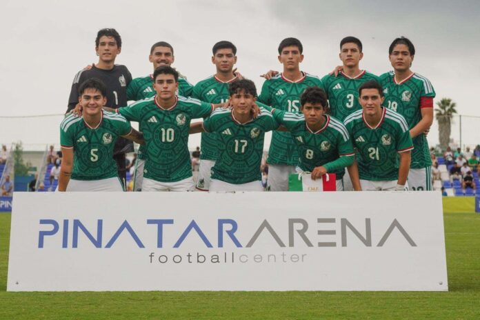 Tres juveniles de Bravos fueron titulares con México Sub-20 ante Brasil